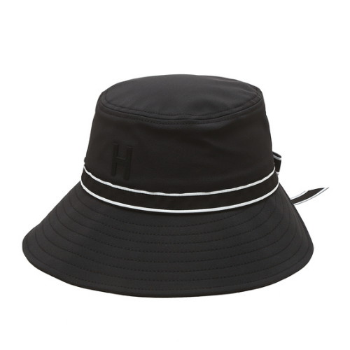 LF 헤지스골프 블랙 라인배색 벙거지모자 HWHE5E303BK