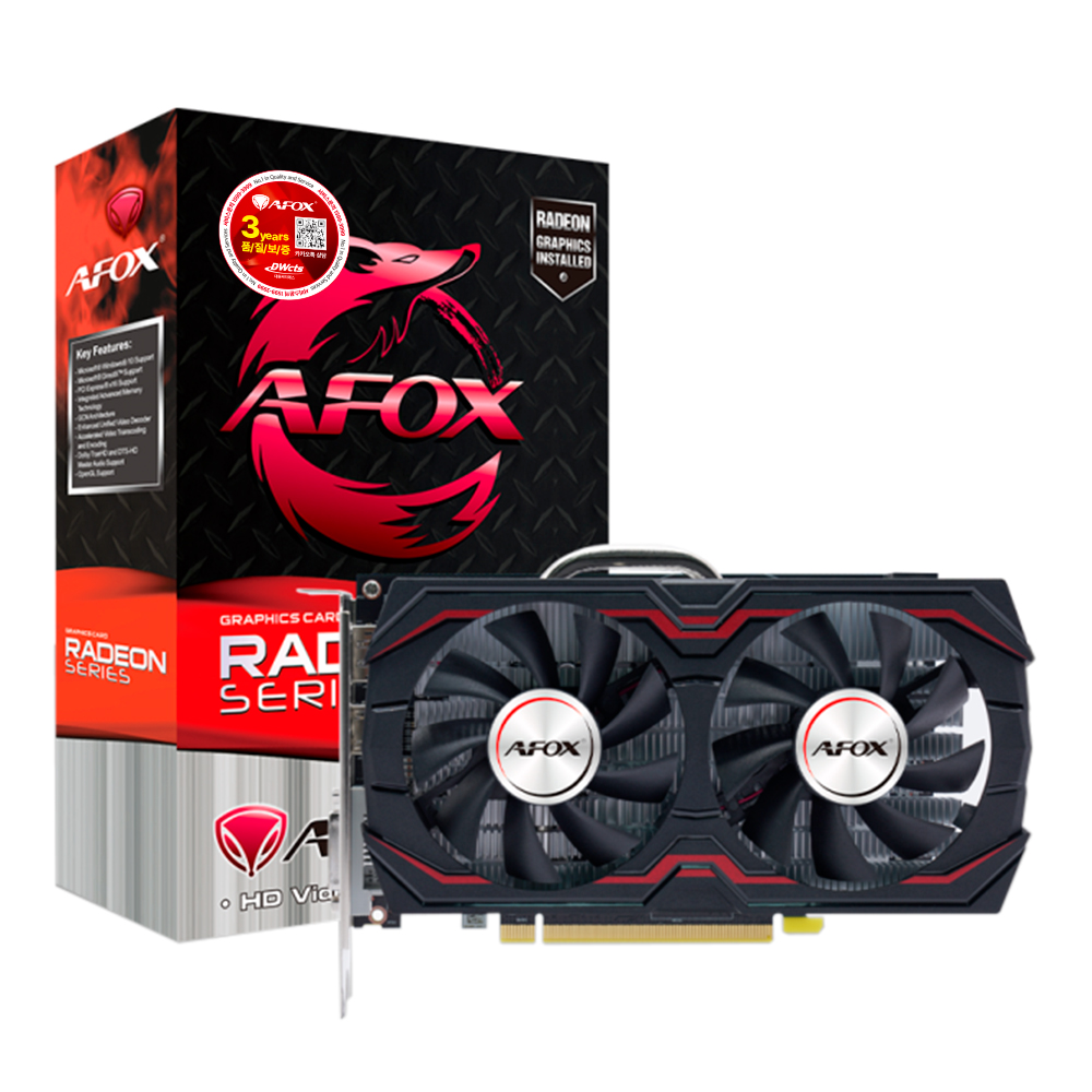 AFOX  라데온 RX 580 2048SP H1 D5 8GB 대원씨티에스