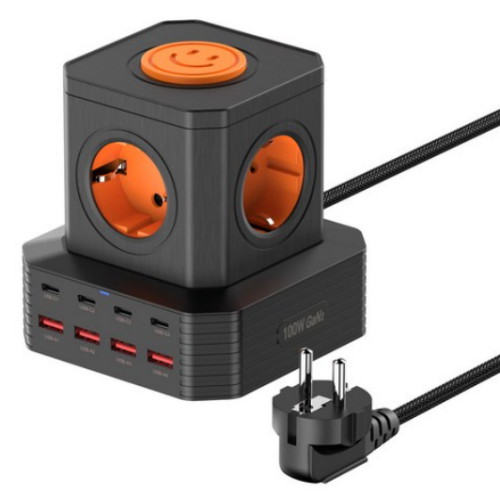 아임커머스 UM2 5구 16A 메인스위치 100W USB 타워형 멀티탭