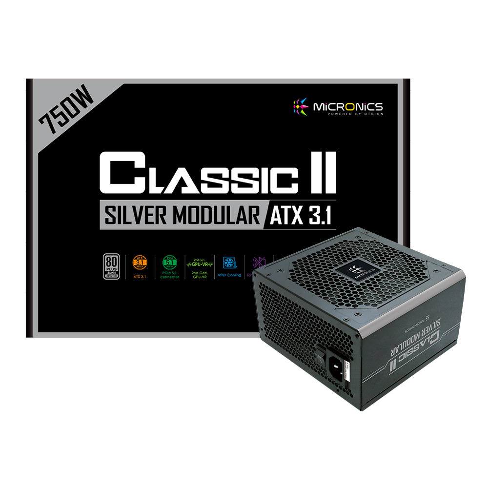마이크로닉스  Classic II 750W 80PLUS실버 모듈러 ATX3.1