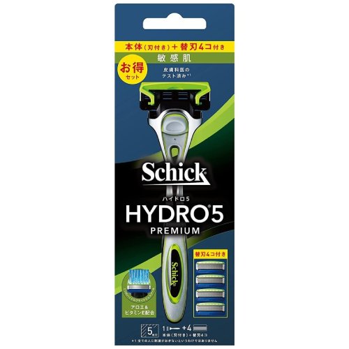 쉬크  하이드로 5 프리미엄 센서티브 + 면도날