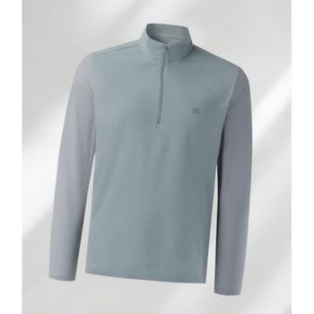 코오롱스포츠 소매 하이브리드 긴팔 집업 티셔츠 JWTBM25271GMI