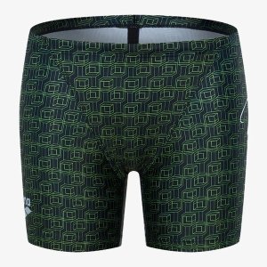 아레나  남성 실내수영복 큐브 선수 3부 A5BM1CF01GRN