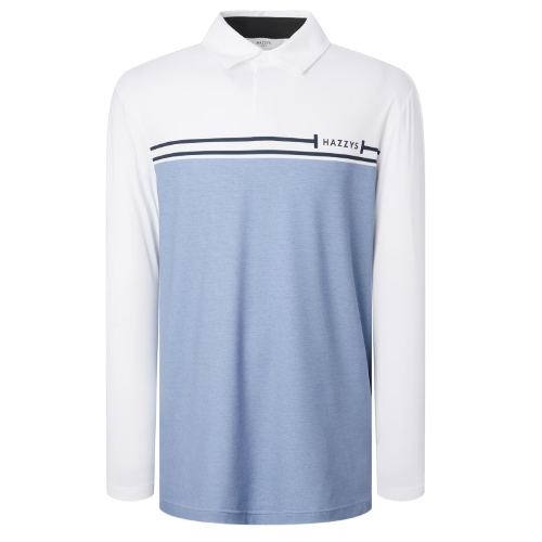 LF 헤지스골프 냉감 하이브리드 긴팔 카라 티셔츠 HUTS5B357B2