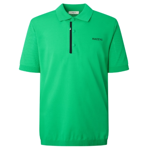 LF 헤지스골프 팀스포츠 메쉬조직 반팔 카라 니트 HUSW5B411E2