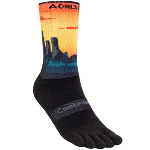 오니지 발가락 등산양말 클레버 오렌지 S43