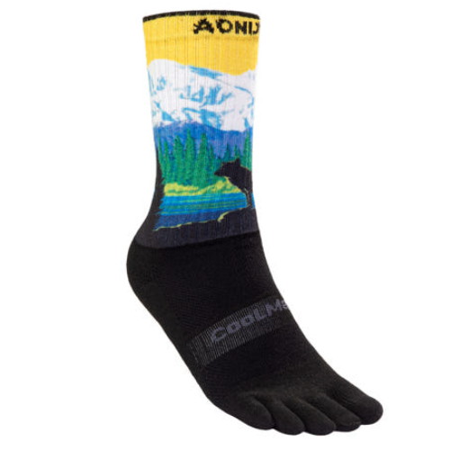 오니지 발가락 등산양말 클레버 옐로우 S43