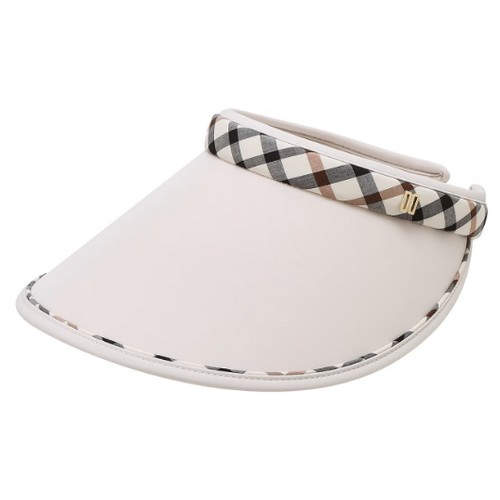 LF 닥스골프 체크 배색 썬바이저 DNHE5E902I2