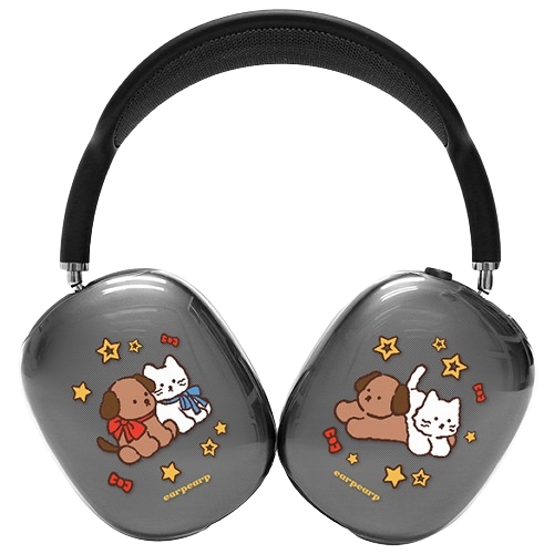 어프어프  에어팟 맥스 치치 위드 코코 클리어 하드 케이스