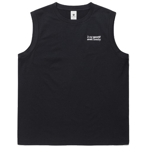 르꼬끄스포르티브  웨이브 선데이 루즈핏 슬리브리스 QQ223SSL61