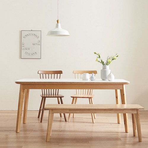 보루네오하우스 엘리브 리튼 원목 식탁 2000