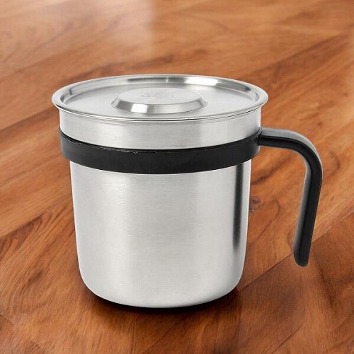 오너클랜  게더릭 손잡이 스텐 캠핑 컵 450ml