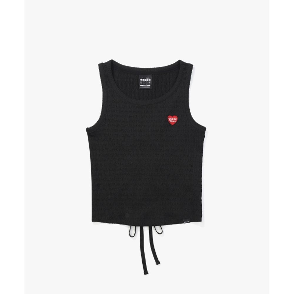 디아도라 링클 컷아웃 슬리브리스 D5222LSL63BLK