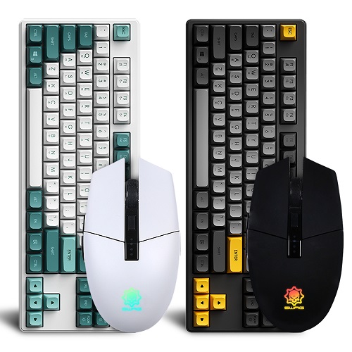 몬스타 가츠 X187 다크나이트 스웩3050 키보드 마우스 세트