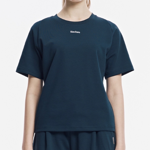 스케쳐스  더블 니트 반팔 티셔츠 SL3WTCFM042