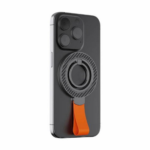 멜로디코리아  괴물자력 마그네틱 오렌지 스트랩 핑거링 그립톡 CP006