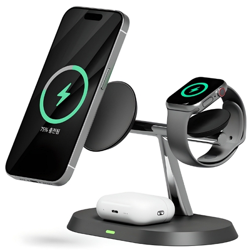 일리온 3in1+1 맥세이프 호환 마그네틱 무선충전기