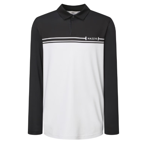 LF 헤지스골프 냉감 하이브리드 긴팔 카라 티셔츠 HUTS5B357G1