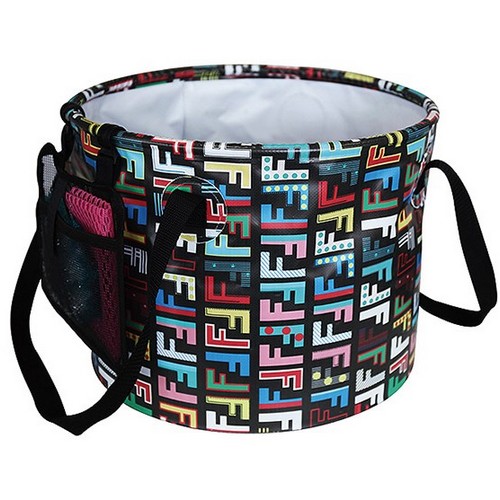 노마드  멀티 바스켓 타이포 28L 메쉬망 세트 블랙