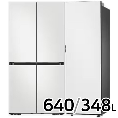 삼성전자 비스포크 키친핏 Max RM70F63R2A + 키친핏 코타 RQ34C7915AP (화이트)