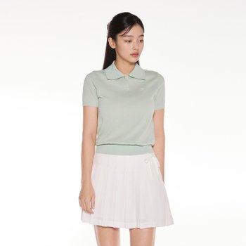 페어라이어  진주 포인트 반팔 니트 FM5SW04FMT