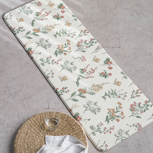 데코뷰 플렌플라워 양면쿠션 주방매트