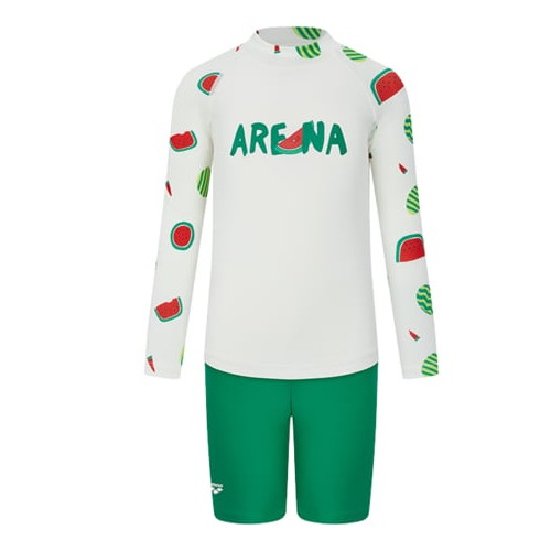아레나  남아동 워터멜론 래쉬가드 세트 A5BB1BS31GRN