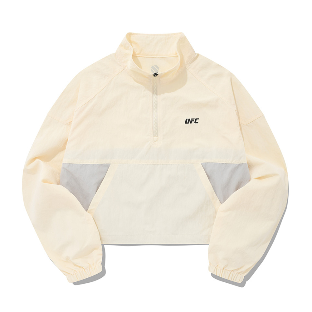 UFC 엑티브 오버핏 우븐 크롭 아노락 U4JKT3207IV