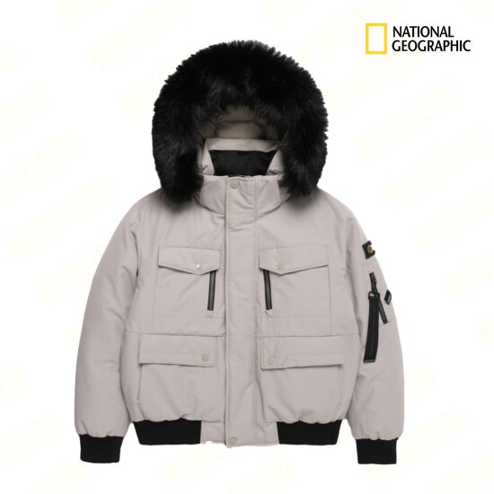 내셔널지오그래픽  타루가 퍼 트리밍 후디 다운 점퍼 N244MDW030