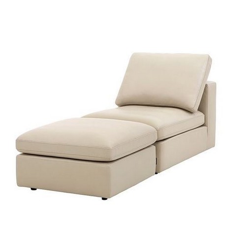 까사미아 캄포레더 쁘띠 암리스 모듈 천연가죽 소파 1인용