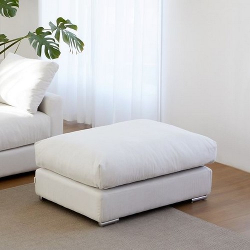 베스트리빙 오뉴 클래식 덕다운 모듈 아쿠아텍스 패브릭 스툴