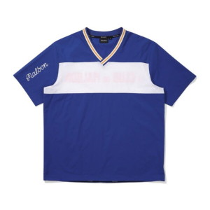 말본골프  긴팔 브이넥 블록 피스테 M5221PPI43BLU