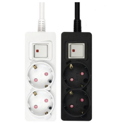 천하지엘씨 아이정 2구 16A 메인스위치 과부하차단 멀티탭