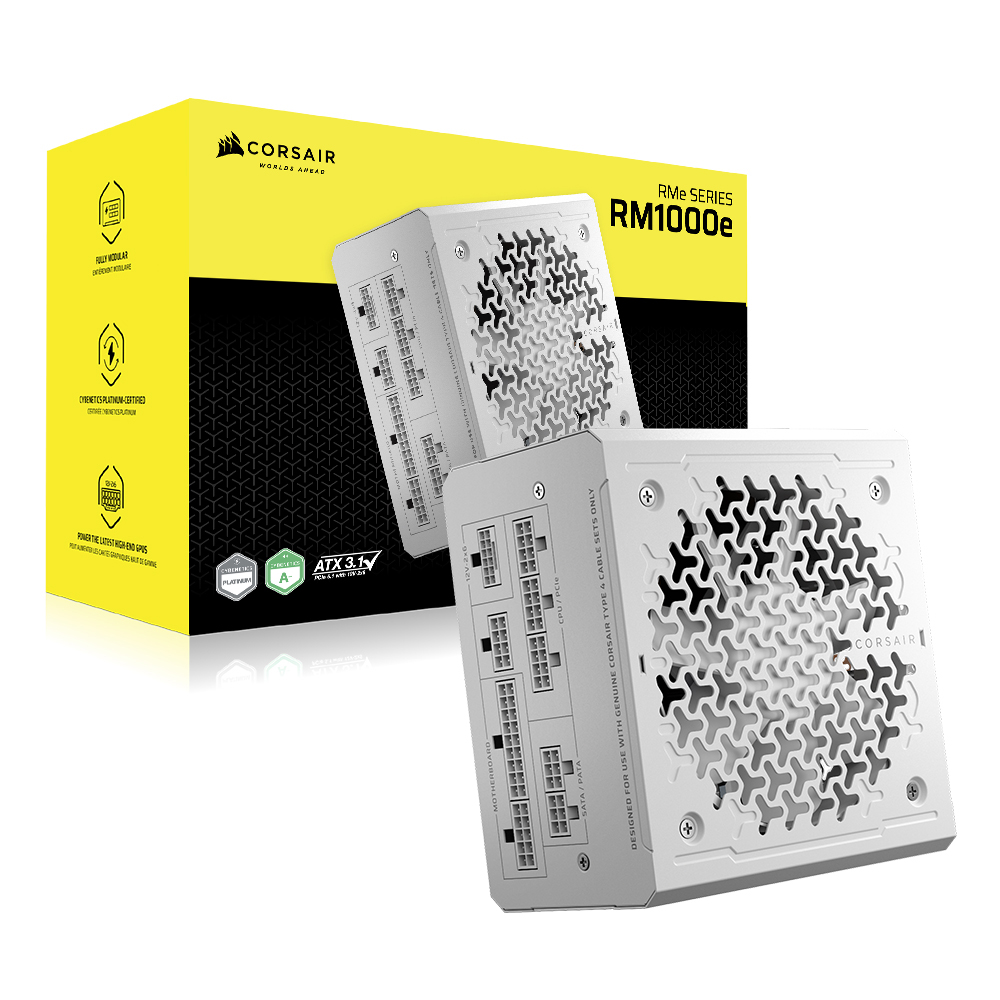 CORSAIR  RM1000e ETA플래티넘 ATX3.1 화이트