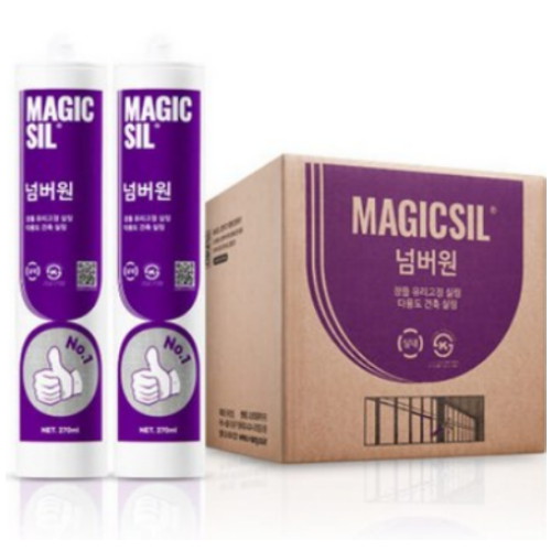 오성  매직씰 넘버원 무초산 실리콘 270ml