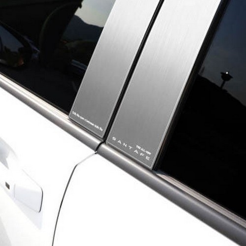 포원  B필러 알루미늄 몰딩 현대 디 올 뉴 싼타페 MX5 전용