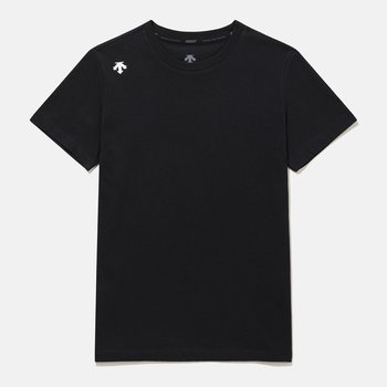 데상트 로고 코튼 반팔 티셔츠 SQ323UTS76