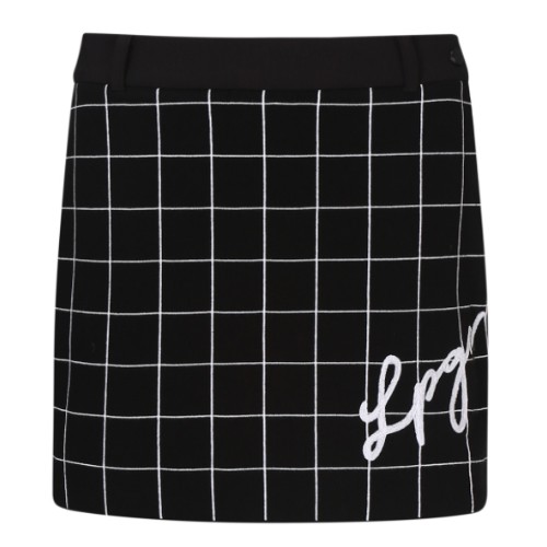 금강제화 LPGA 체크 H라인 니트 큐롯 L213CU806P