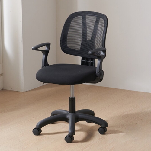 라로퍼니처  베티 블랙 유로 메쉬 회전 컴퓨터 공부 책상 학생의자