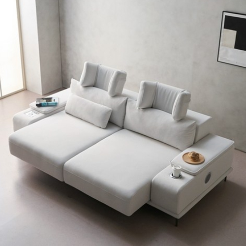 에보니아 알토 모션 슬라이딩 확장형 고급형 패브릭 소파 3인용