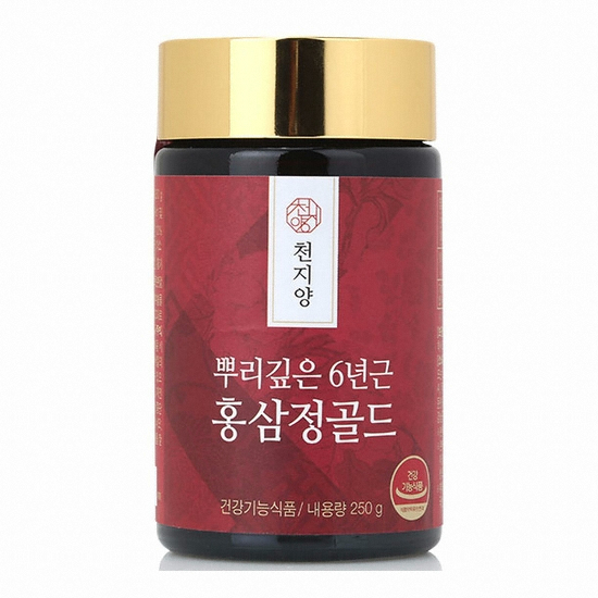 천지양 뿌리깊은 6년근 홍삼정 골드 250g