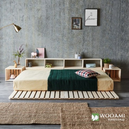 모벨퍼니 소나무 원목 저상형 침대 깔판 MS