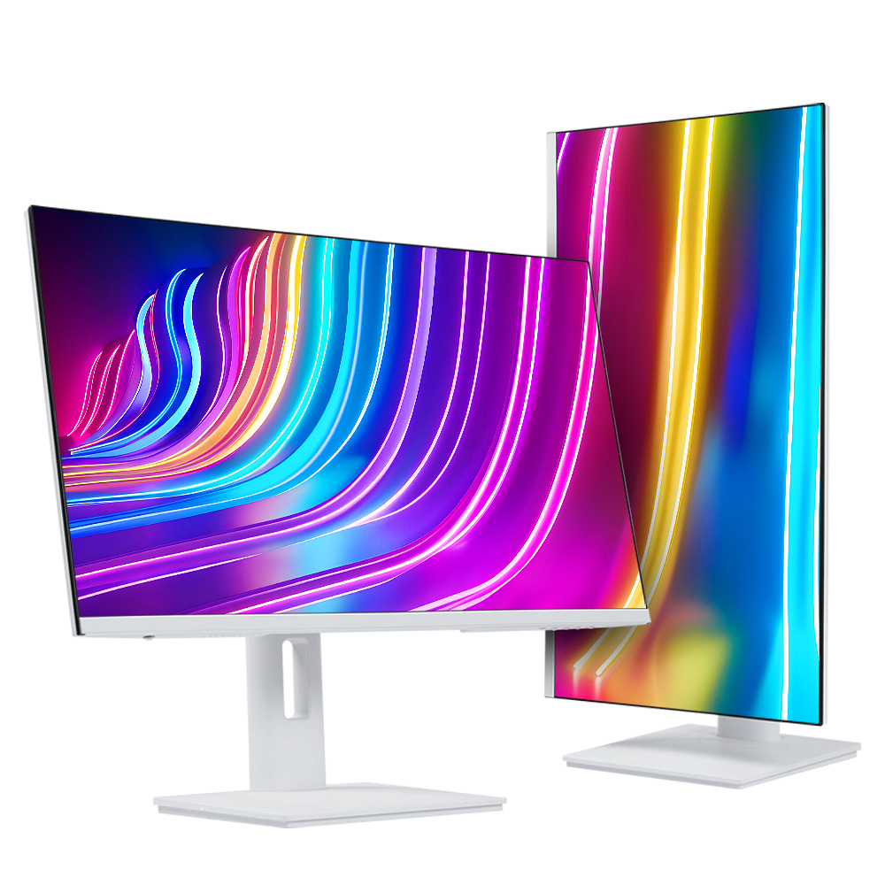 크로스오버  27QD166CM QHD iPS USB-C 화이트 Ai 멀티스탠드 무결점