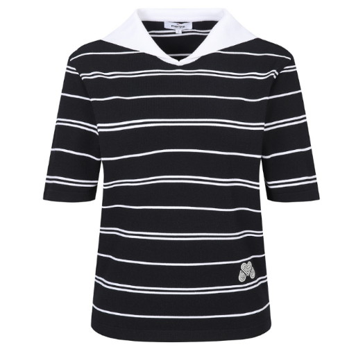 마틴골프 세일러 스카프 데터쳐블 쇼트 슬리브 니트 QW0FTSY20149