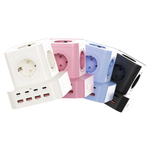 5구 16A 버티컬 Ultra100 고용량 큐브 멀티탭