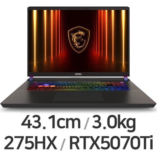 MSI 벡터 17 HX AI A2XWHG-U9 QHD+ W11