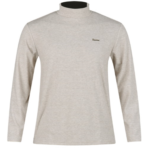 아날도바시니 하이넥 리브 배색 기모 긴팔 이너 티셔츠 ABMTS44303