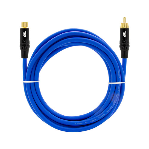 HDTOP  RCA FM 블루 연장 케이블