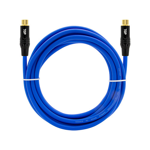 HDTOP  RCA FF 블루 연장 케이블