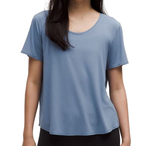 룰루레몬  모달 실크 트위스트 백 숏슬리브 LW3IKZS-069122